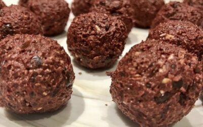 Dark Chocolate Raspberry Balls