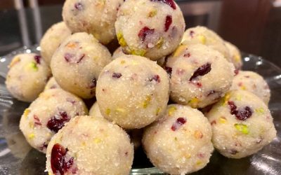 Cranberry Pistachio Truffles