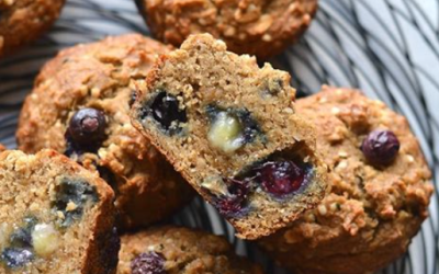 Blueberry Hemp Muffins