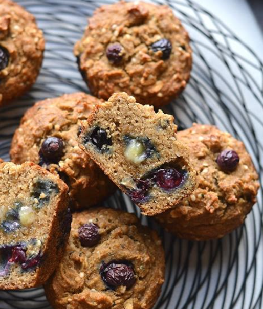 Blueberry Hemp Muffins