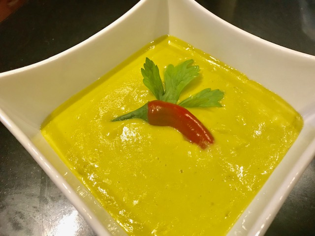 Thai Ginger Soup with Cashew Cream