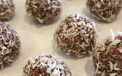 Dark Chocolate Coconut Bites